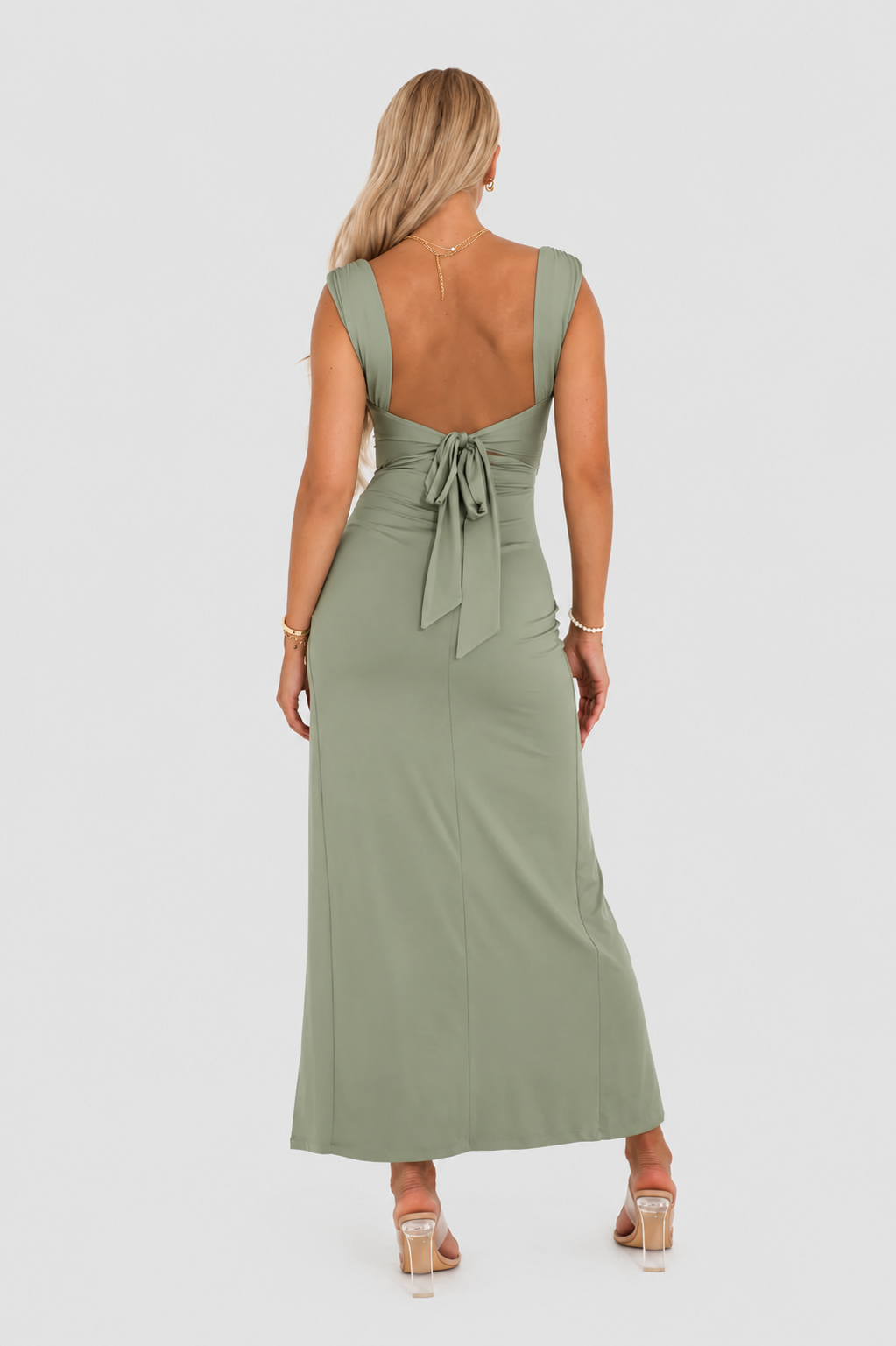 Vestido Mujer Elegante Corte Clásico