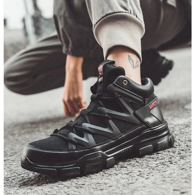 Zapatos Seguridad Hombre Ligero Puntera Acero Profesional