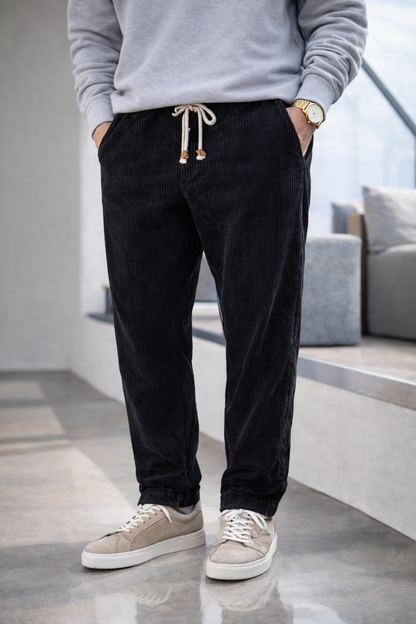 Pantalones Hombre de Pana Comodos Corte Regular