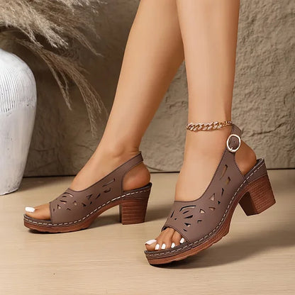 Sandalias Mujer Cuña con Triple Soporte de Arco