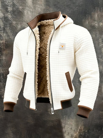 Chaqueta Hombre Acolchada Capucha Ajuste Urbano