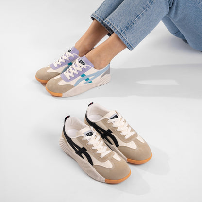 Zapatillas mujer cómodas estilo retro ajustadas