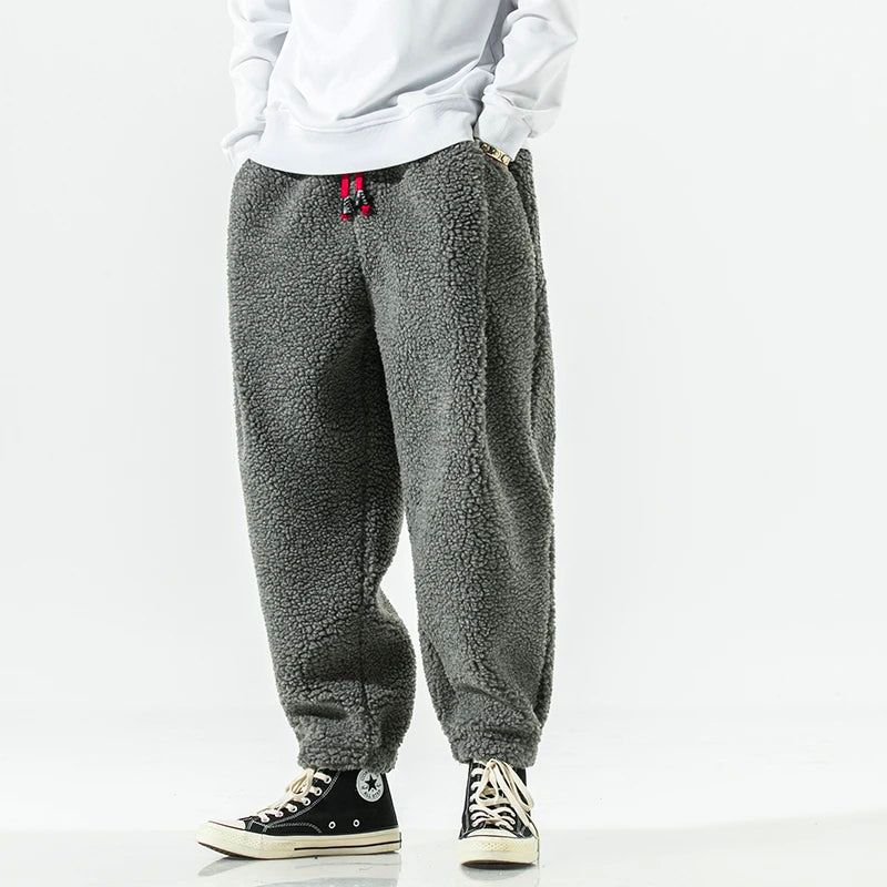 Pantalones Hombre de Borreguito Calidos Ajuste Confortable