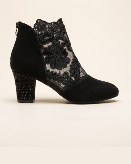 Tacones altos mujer de encaje elegante - Mavetta