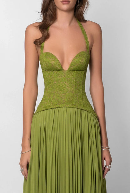 Vestido maxi mujer fluido largo