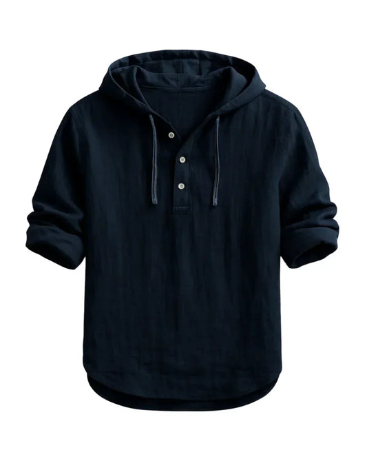 Camiseta con capucha hombre algodón transpirable estilo casual - Mavetta