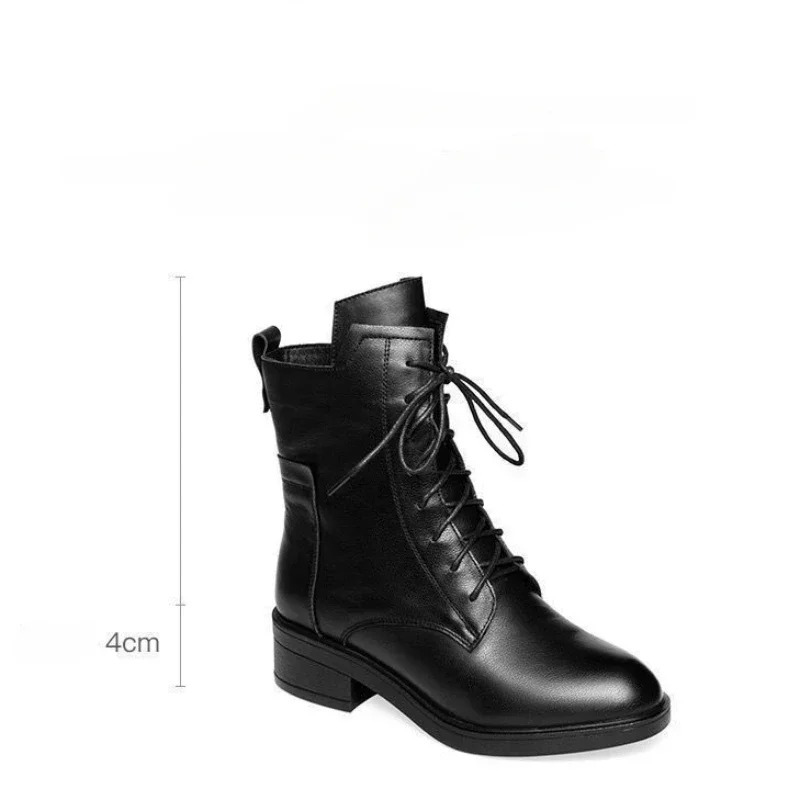 Botines Mujer Piel Sintética Punta Afilada