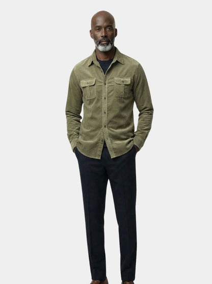 Camisa Hombre de Pana Casual Business Versátil
