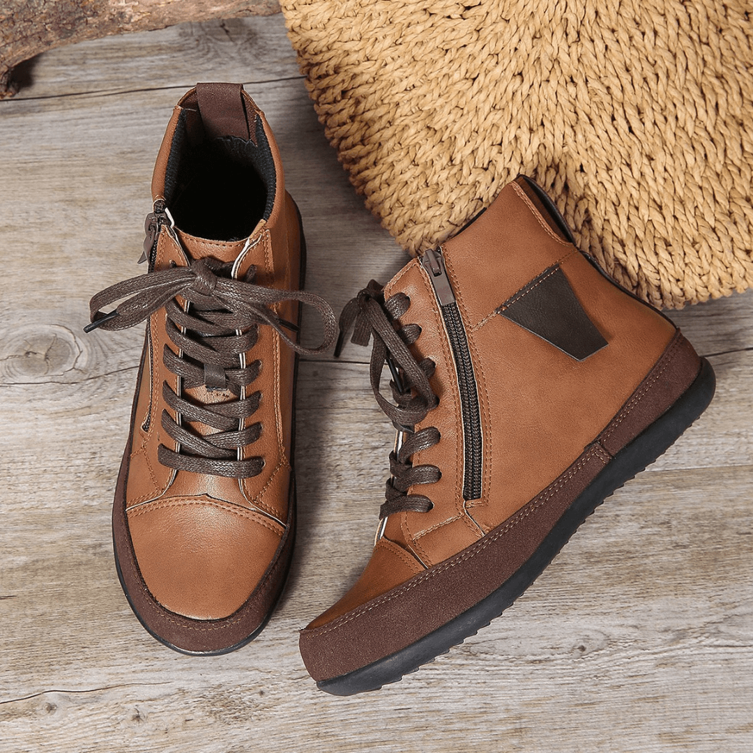 Botas altas mujer con cremallera y plantilla cómoda - Mavetta