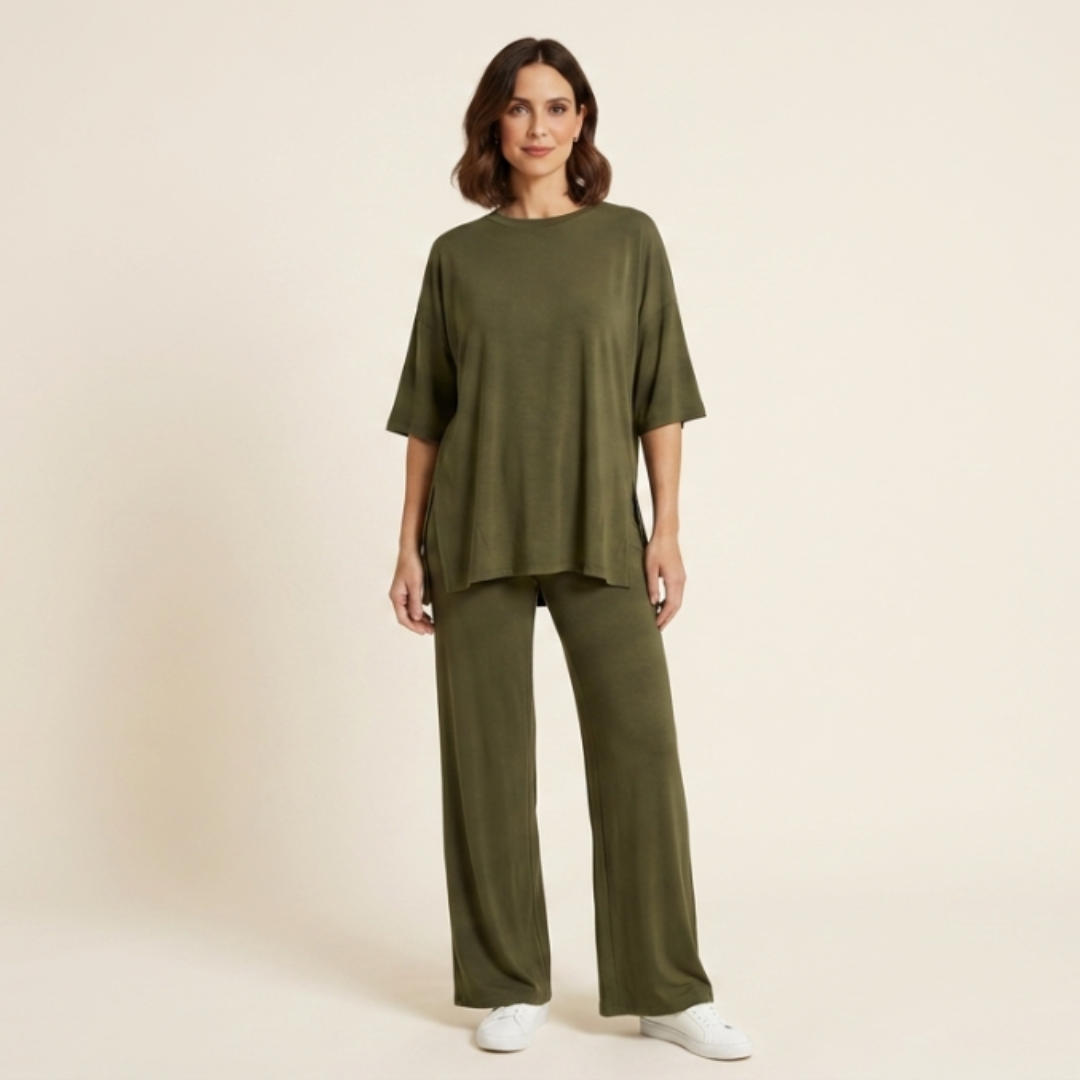 Conjunto Casual Mujer Algodón Suave Ajuste Cómodo - Mavetta