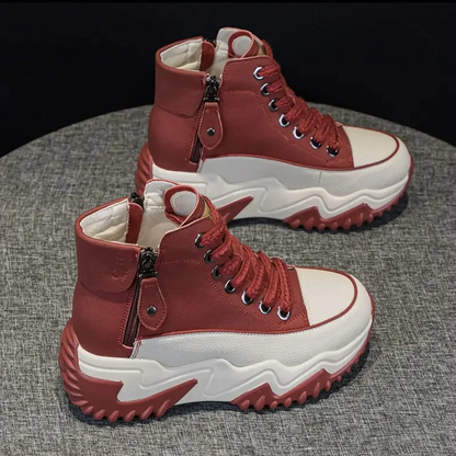 Botines mujer invierno suela flexible cremallera