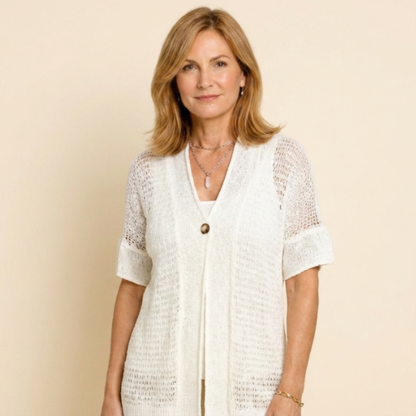 Blusa Mujer de Punto con Botones Ajuste Clásico - Mavetta