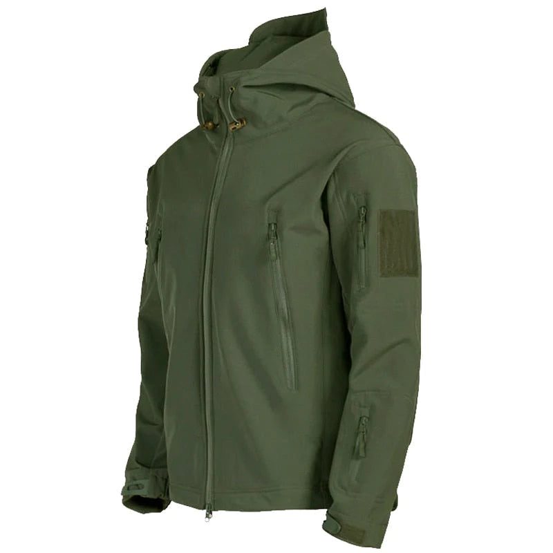 Chaqueta Hombre Impermeable Supervivencia Exterior Resistente