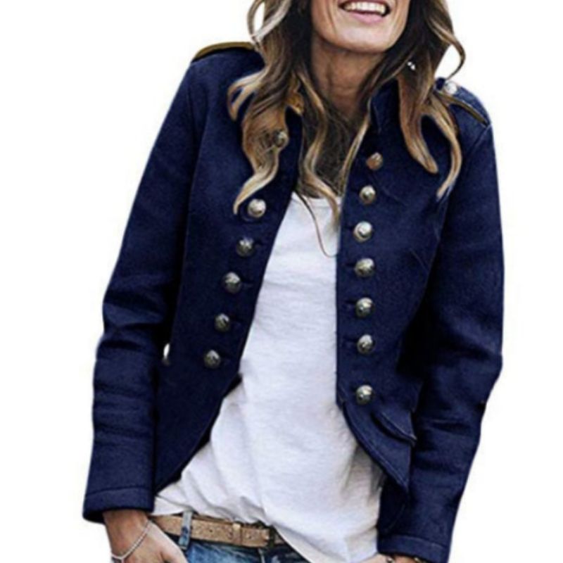 Blazer Mujer Manga Larga Corte Elegante
