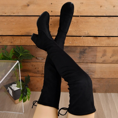 Botas Altas Mujer Overknee Elegantes y Ligeras