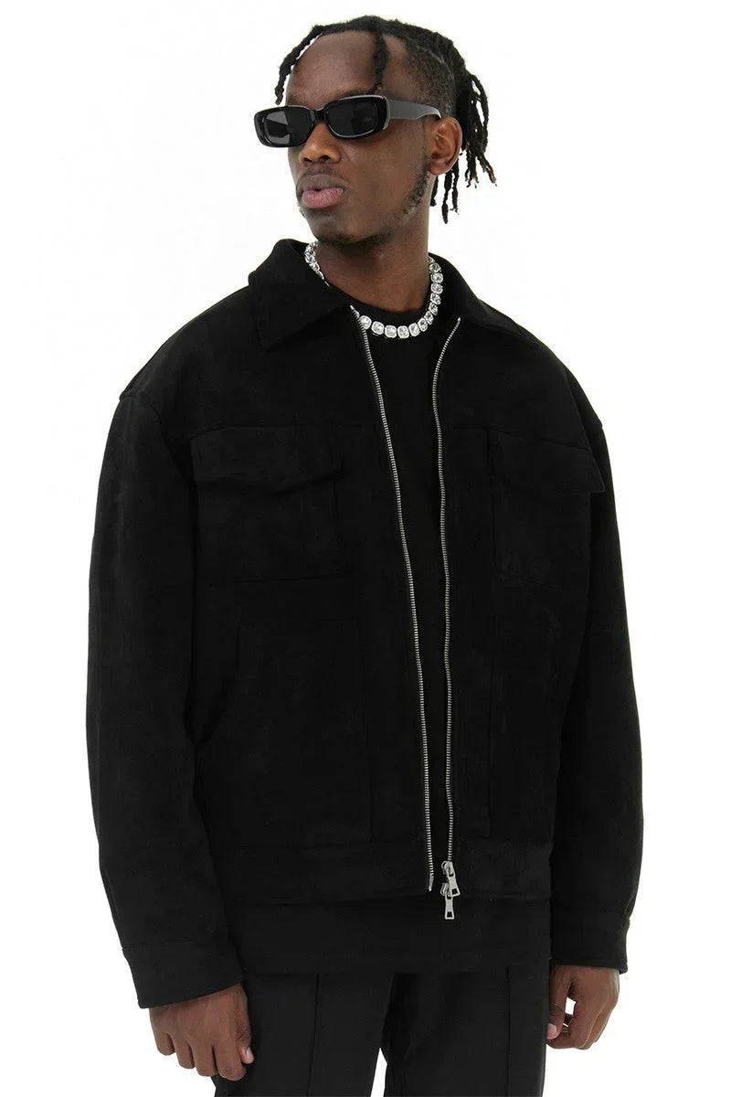 Chaqueta Utility Hombre con Cremallera Estilo Casual - Mavetta
