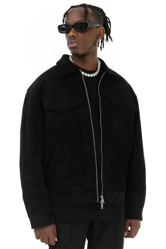 Chaqueta Utility Hombre con Cremallera Estilo Casual - Mavetta
