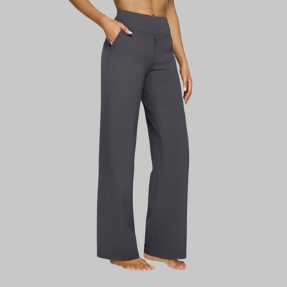 Pantalones Mujer Algodón Elástico Corte Cómodo