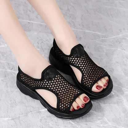 Sandalias Mujer de Malla Transpirable Suela Ergonómica