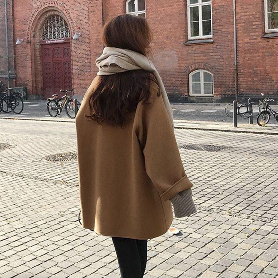 Abrigo Largo Mujer Invierno Ajuste Clásico