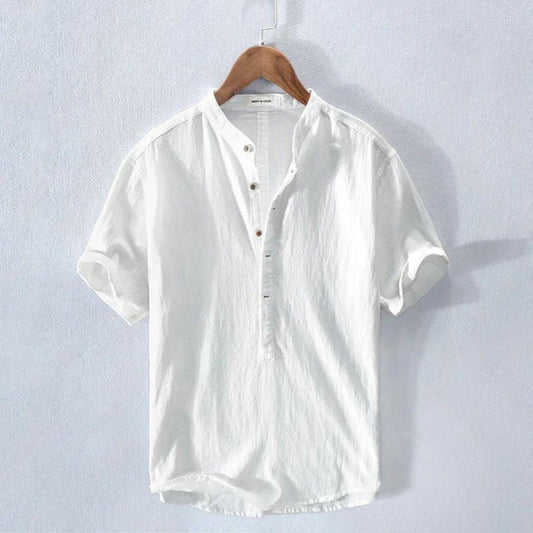 Camisa Hombre Manga Corta Algodón Botones - Mavetta