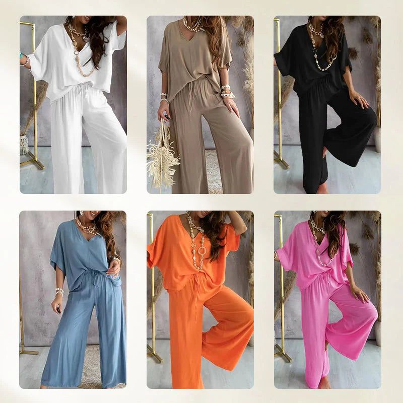 Conjunto Casual Mujer Holgado Algodón