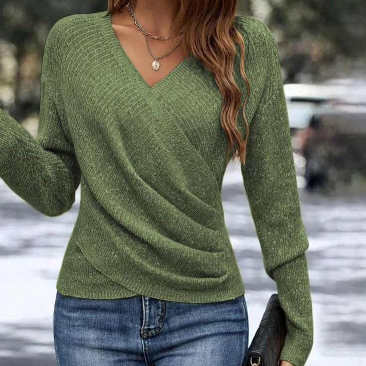 Jersey Mujer Tejido de Punto Ajuste Casual
