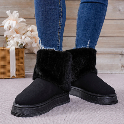 Botas Mujer Invierno Forradas Calidas Ajuste Confortable