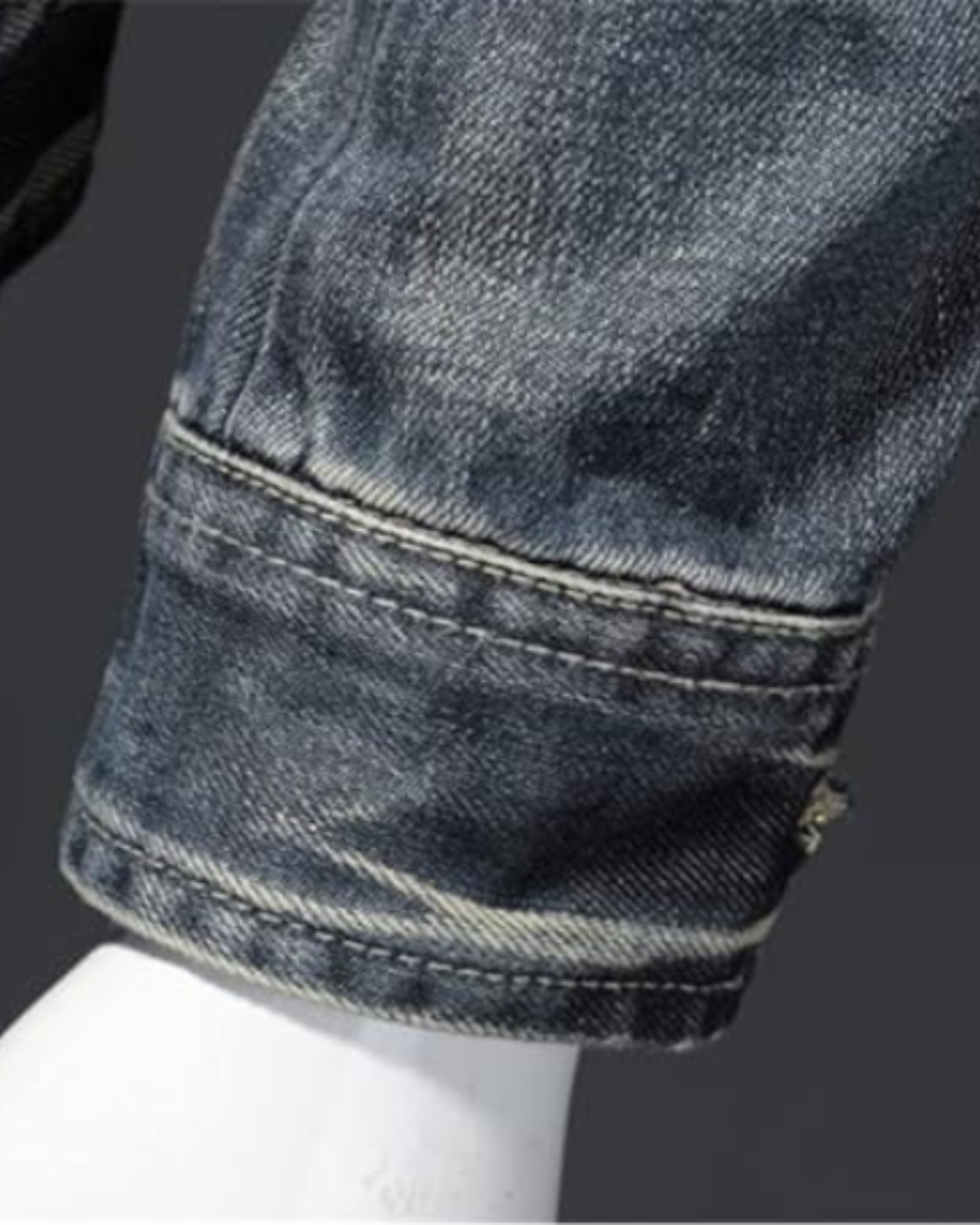 Chaqueta Vaquera Hombre Algodón Ajuste Cómodo Clásico