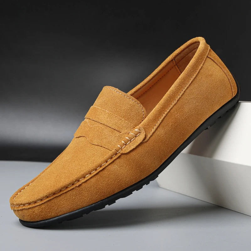 Mocasines Hombre de Gamuza Clásicos Confort Diario