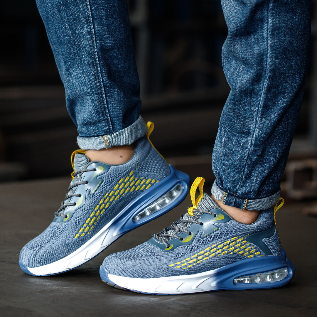 Zapatillas Seguridad Hombre Ligeras Comodas Ajuste Ergonómico