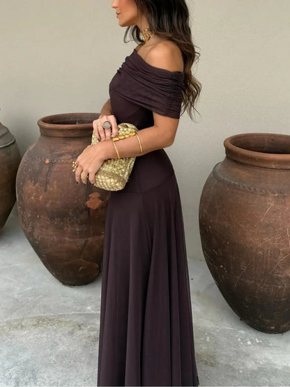 Vestido Mujer Mesh Asimétrico