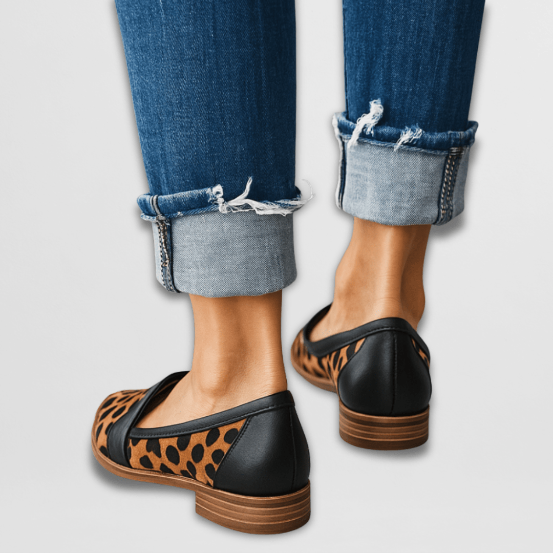 Mocasines Mujer de Piel Suave Ajuste Confortable