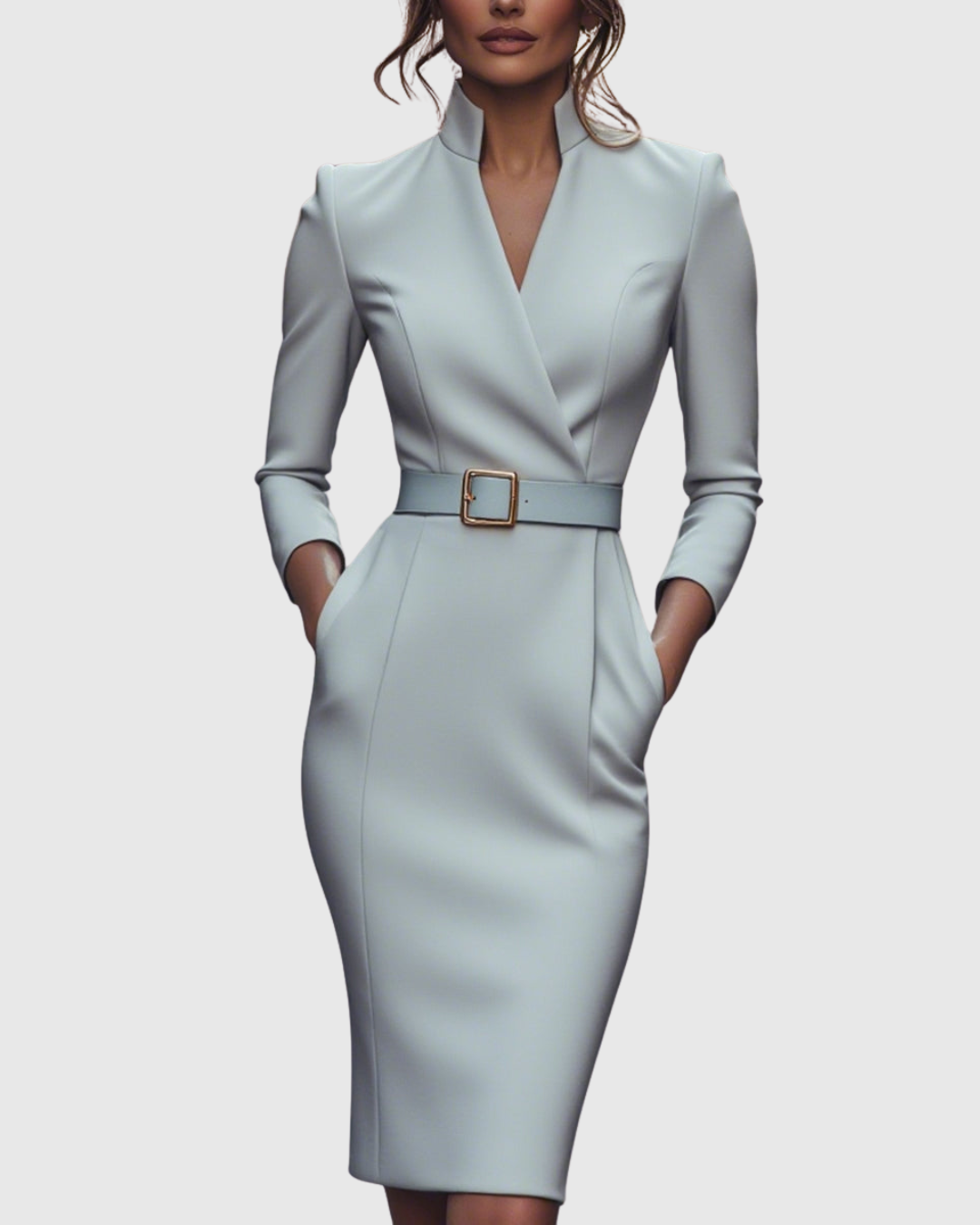 Vestido fiesta mujer estilo refinado elegante