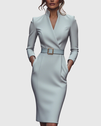 Vestido fiesta mujer estilo refinado elegante