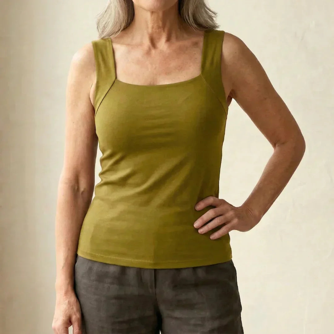 Camiseta Mujer con Sujetador Integrado Ajuste Confortable