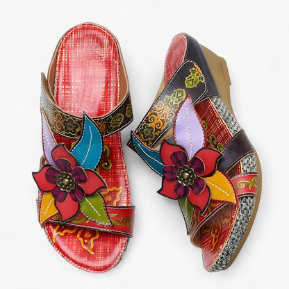 Sandalias Mujer Detalles Trenzados Estilo Bohemio