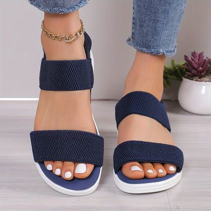Sandalias Mujer Tirantes Elásticos Verano Ligeras