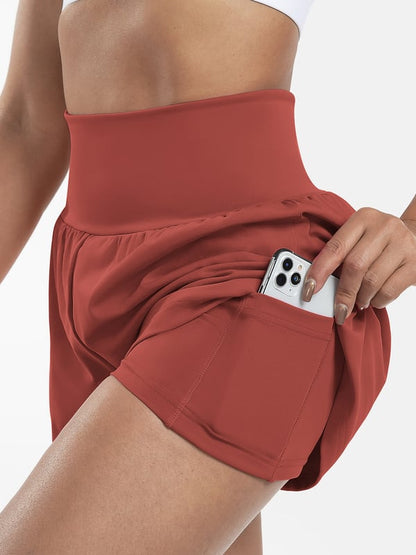Short deportivo mujer Algodón Cintura Alta Bolsillos - Mavetta