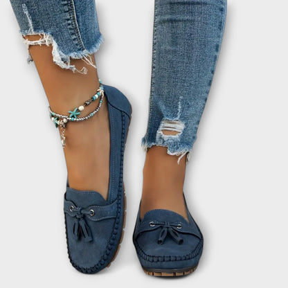 Mocasines Mujer Diseño Comodo Detalle Decorativo Frontal