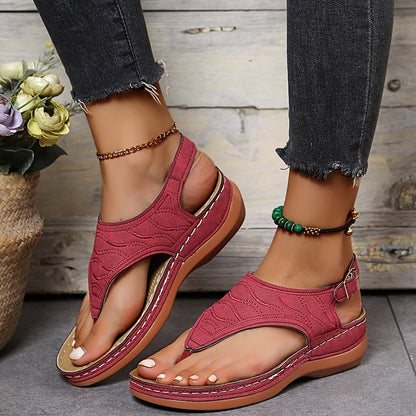 Sandalias Mujer Cuña Comodas Ajuste Elegante Verano
