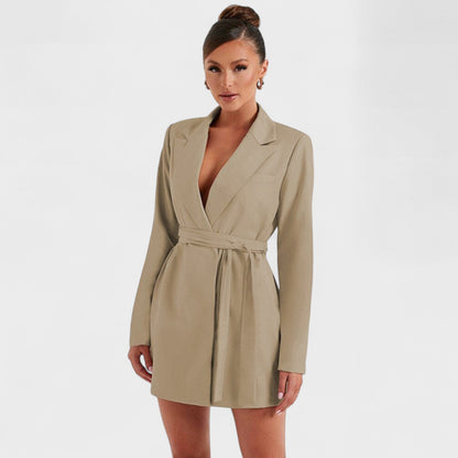 Vestido Blazer Mujer Corte Recto