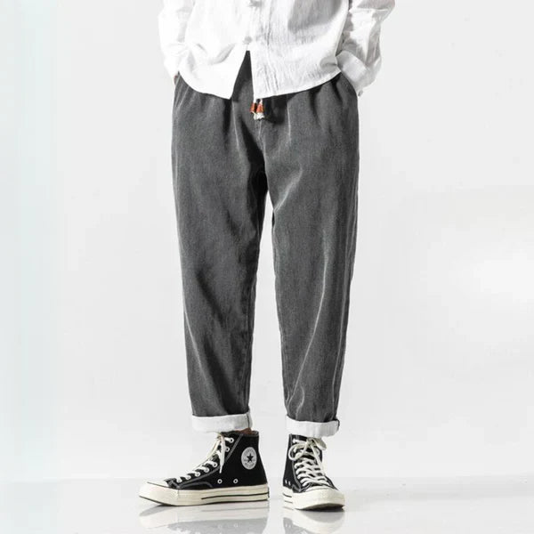 Pantalones Vaqueros Hombre Cómodos Ajuste Regular