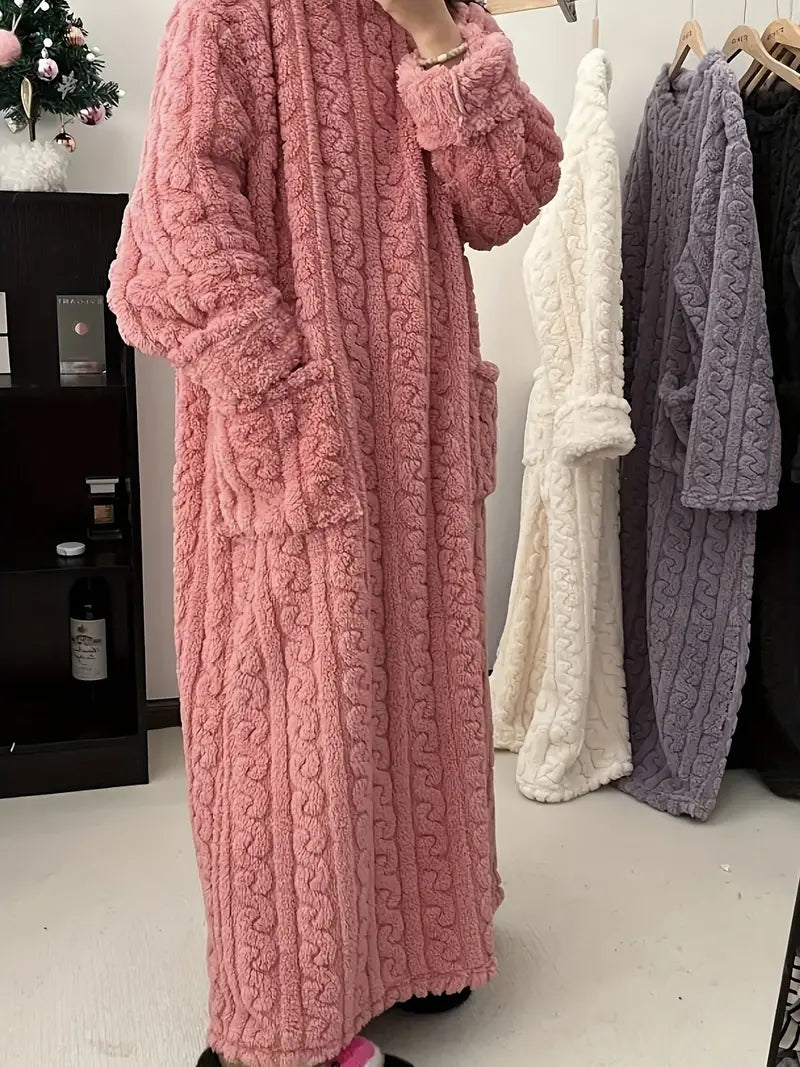 Camisón Mujer de Felpa Suave Confortable