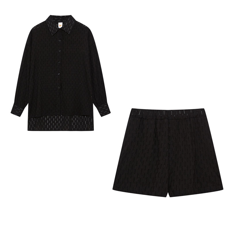 Conjunto Veraniego Mujer Blusa Fluida y Short Ligero