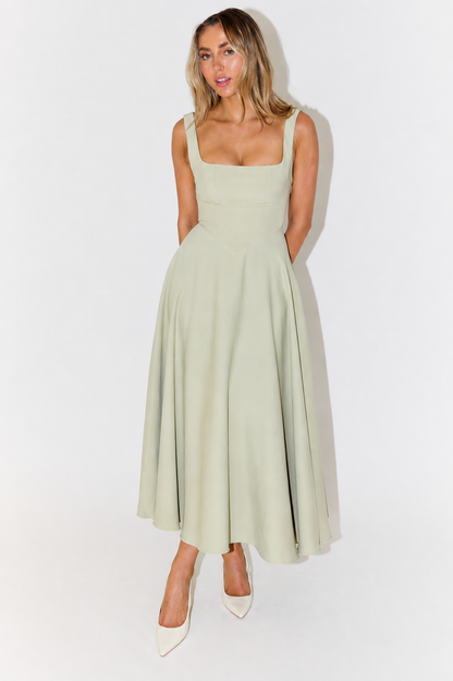 Vestido Mujer Elegante Corte Grace