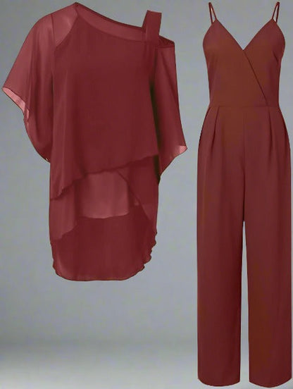 Conjunto Mujer Amplio y Pantalón Manga Corta
