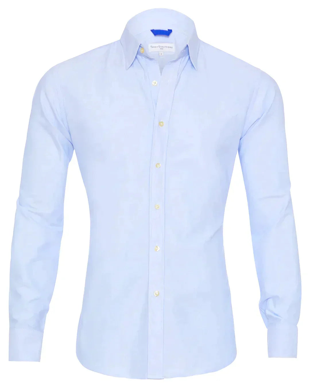 Camisa Hombre Manga Larga Cremallera Cuello Clásico