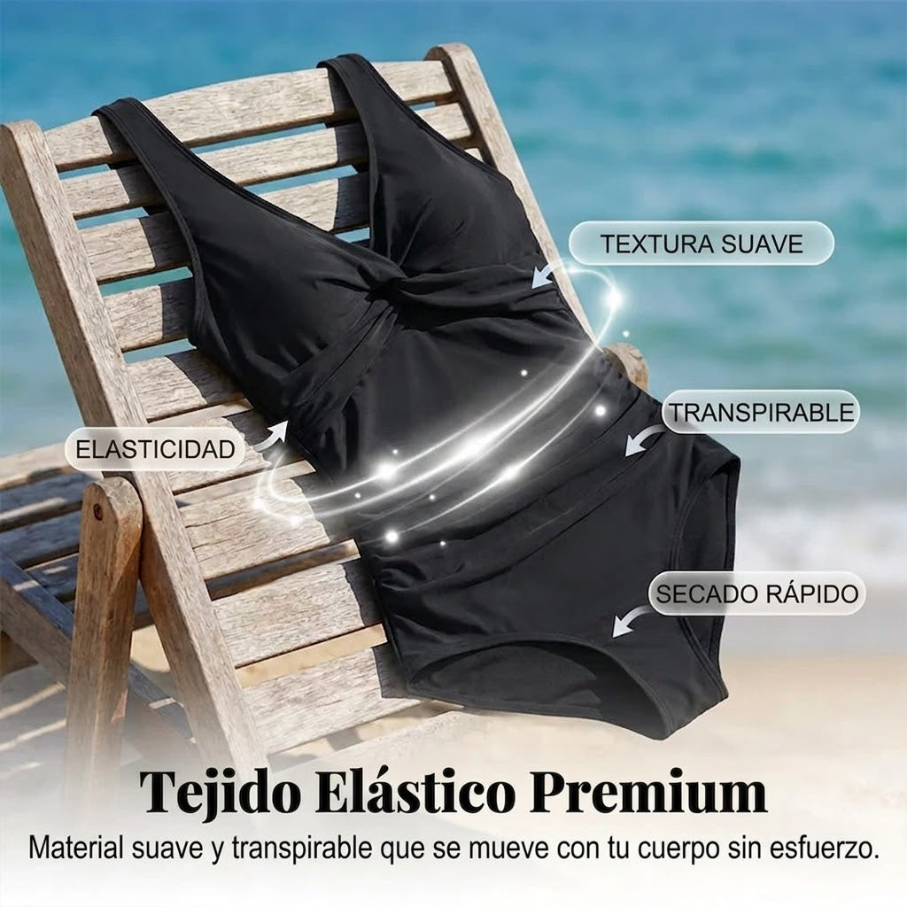 Bañador Mujer Moldeador Escote en V