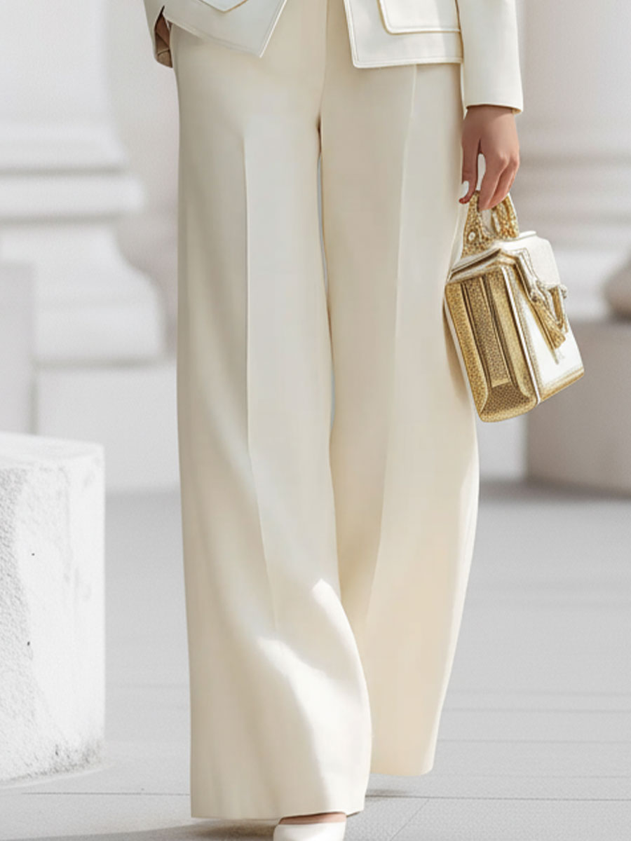 Conjunto Mujer Elegante Detalles Decorativos
